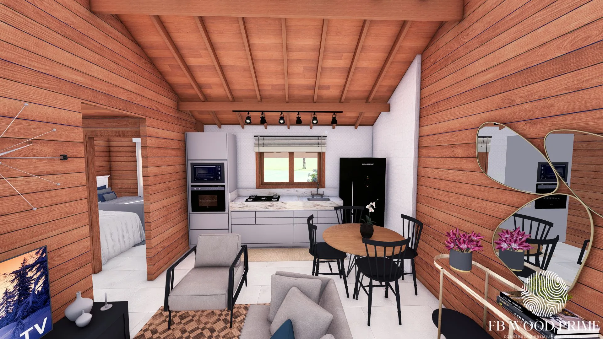 Casa Campo – Casa em Madeira 59,90m² - Imagem 6