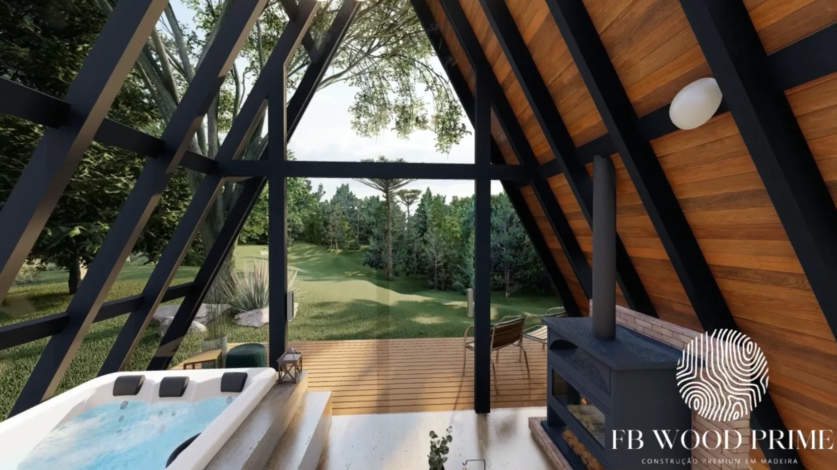 Chalé Aurora – A-Frame 87,37m² - Imagem 7